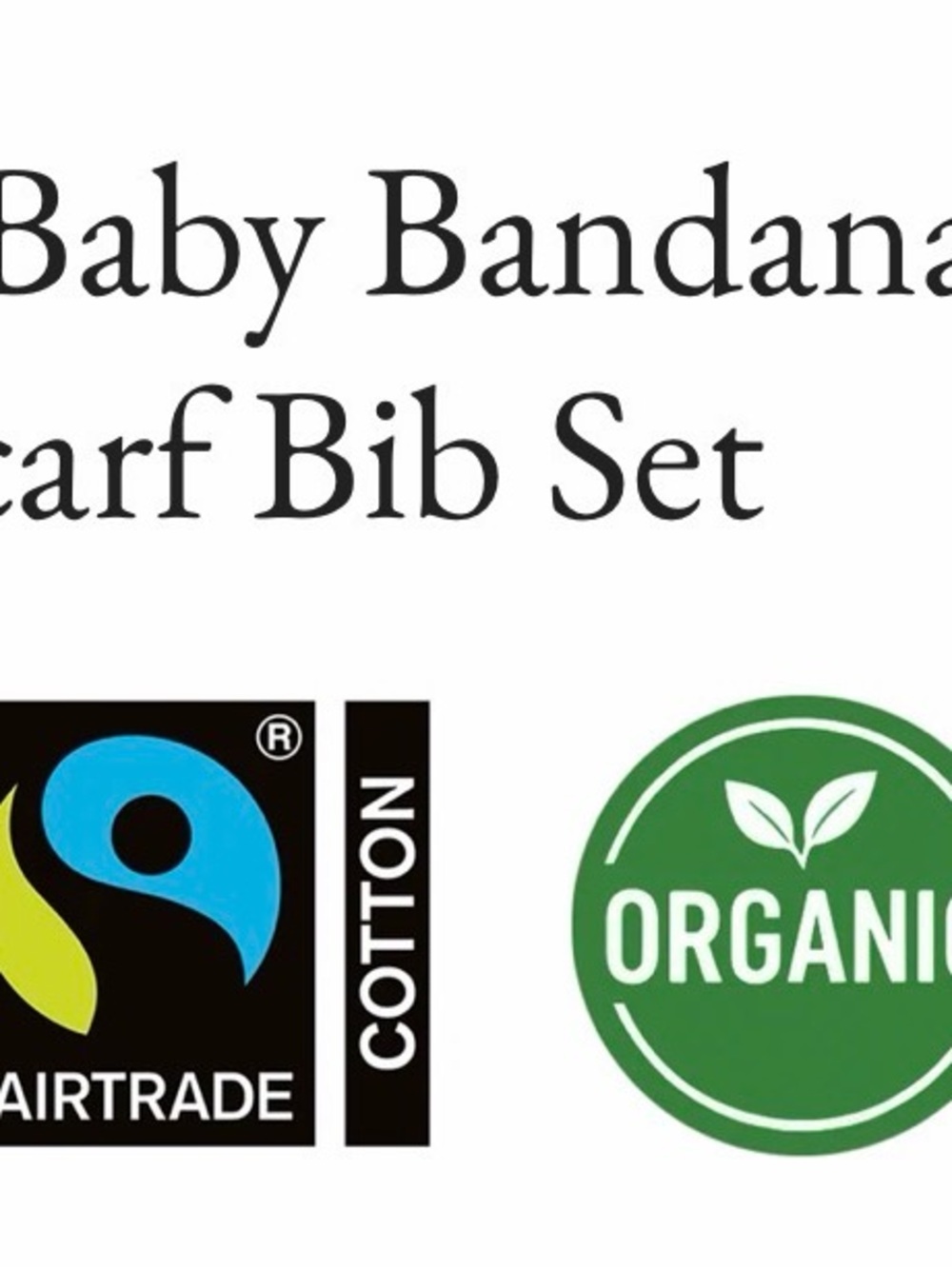 6-organic cotton infinity & square bibs “Indi” by Kishu baby - Picture 5 of 11